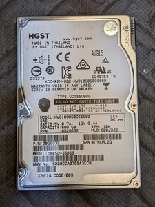 Joblot of 3x HGST 600GB 2.5" SAS HDD HUC109060CSS600 0B26032 - Picture 1 of 2