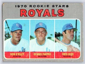 Royals 1970 Rookie Stars (O'Riley/Paepke/Rico) 1970 Topps #552 RC - Picture 1 of 2