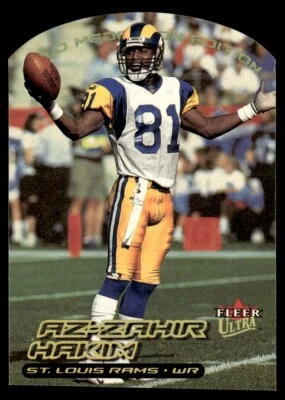 2000 Ultra Gold Medallion Az-Zahir Hakim St. Louis Rams #123G NM - Image 1 of 2