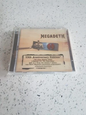 thrash metal cd VG+ Megadeth - Risk 1999 Original Press Enhanced 2x cds Capitol  - Image 1 of 2