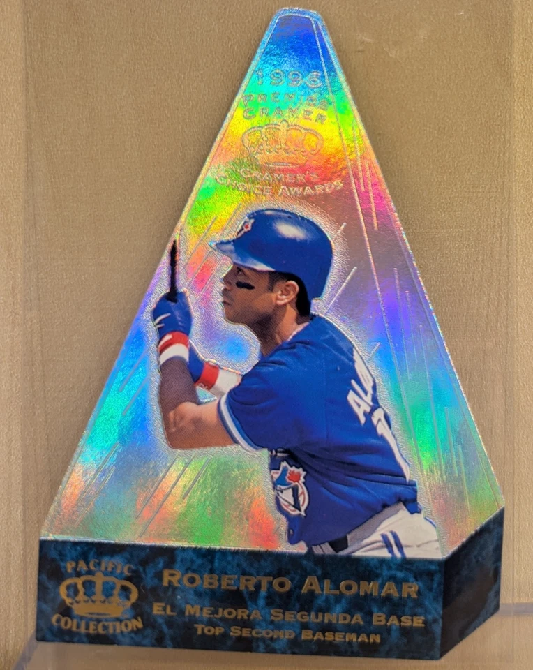 1996 Pacific CRAMERS CHOICE AWARD 1 Roberto Alomar  Blue Jays RARE ICONIC INSERT - Image 1 of 2