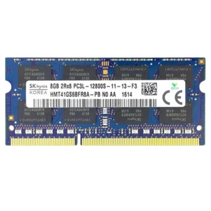 Memoria portátil SK Hynix 8 GB DDR3 1600 MHz PC3L-12800S 1.35V CL11 204 pines SODIMM RAM - Imagen 1 de 6