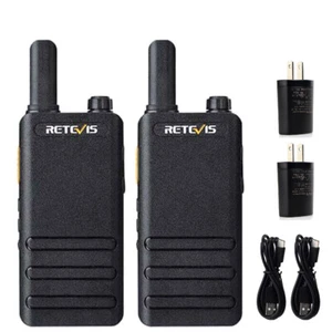 2*Retevis RT22P FRS Ultra-thin UHF VOX Alarm Business Two Way Radio for School - Picture 1 of 14
