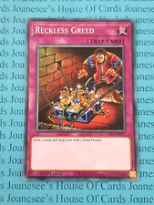 Reckless Greed TAMA-EN057 Rare Yu-Gi-Oh Card 1st Edition New