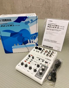 YAMAHA AG06 AG06MK2 W 6ch Live Streaming Mixer USB Audio Interface White JP - Picture 1 of 5
