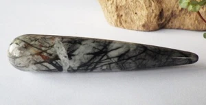 SCHMUCK-STCK MASSAGE STAB STEIN PICASSOMARMOR Massagestab rund Griffel 1 - Picture 1 of 6