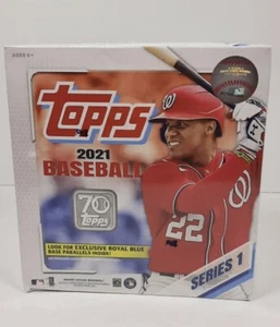 2021 Topps MLB Baseball Series 1 Mega Box Jumbo box Factory Sealed Walmart - Picture 1 of 3