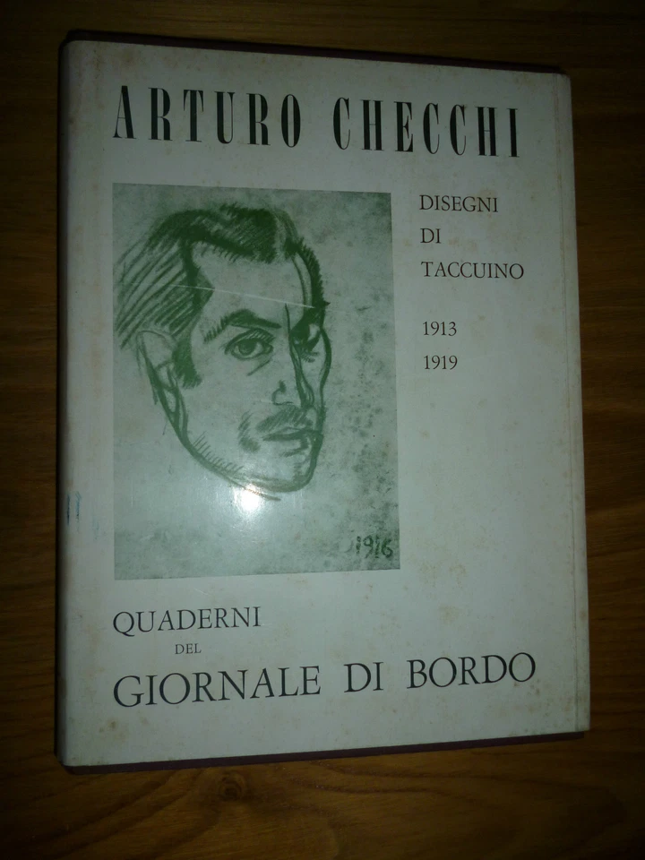 CHECCHI Disegni  Taccuino 1913 - 1919 QUADERNI DEL GIORNALE DI BORDO Autografato - Immagine 1 di 1