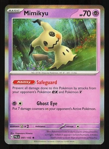 Mimikyu 097/193 Holo NM Pokemon TCG Scarlet & Violet Paldea Evolved PAL - Picture 1 of 1