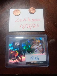 2024 Leaf Pro Set Pure Jayden Daniels Auto LFG 8/10 - Picture 1 of 1