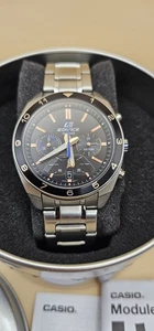 Reloj Casio Edifice estándar cronógrafo para hombre WR 100M EFV-590D-1AVCR - Imagen 1 de 8