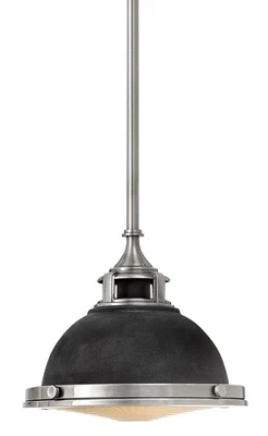 Colgante Hinkley Lighting 3122 Aged Zinc Amelia Luz Única 11-1/2"W Foto 1 de 4