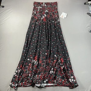 ~Lularoe~ Maxi falda fluida hasta el tobillo-Talla XS NUEVO CON ETIQUETAS NUEVO patrón floral - Imagen 1 de 7
