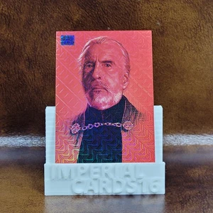 2024 Topps Star Wars Chrome Galaxy #60 Count Dooku Mojo Refractor 16/50 - Picture 1 of 2