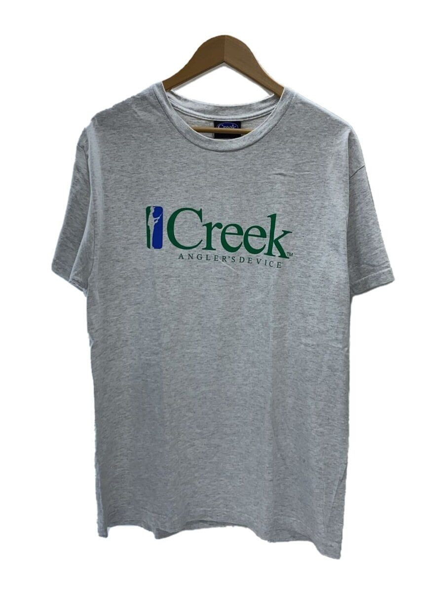 Creek Tee Anglers Device L Cotton Gray Used | eBay