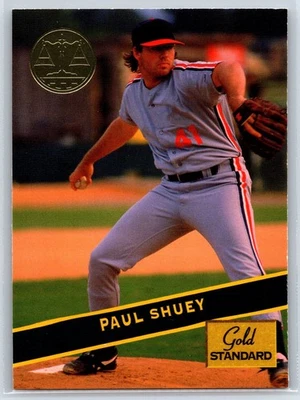 1994 Signature Rookies Gold Standard Paul Shuey Rookie Cleveland Indians RC #70 - Image 1 of 2
