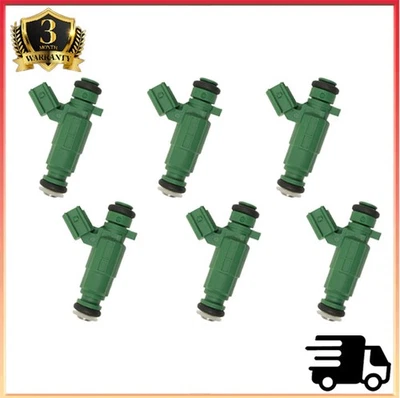 For Kia SORENTO 2011-2013 Hyundai Santa Fe 2010-2012 3.5L V6 6PCS Fuel Injector Foto 1 de 4