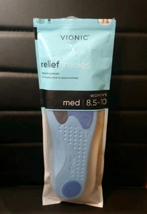 Vionic Relief Full Length Orthotic Inserts Insoles Women Medium UK Size 6 - 8 - Picture 1 of 6
