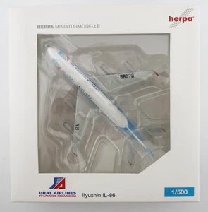 Herpa Ural Airlines Ilyushin IL-86 Modelo - 1:500 - 515641 - Imagen 1 de 18