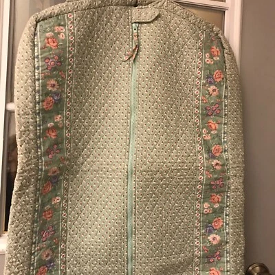 Bolso largo para ropa Vera Bradley retirado raro verde niebla Foto 1 de 3