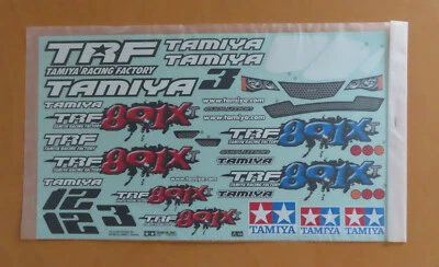 RC Tamiya Decal 49497 TRF801XT 1/8 Glow Engine 2008 NEU NIB - Bild 1 von 3