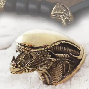 NEU Zum Selbermachen Bronze Messerknauf für Messer Messerherstellung Griff Bolster ALIEN Coob - Bild 1 von 6