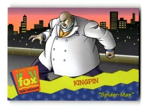 1995 Fox Kids Network Collectible Trading Card #71 Kingpin - Picture 1 of 4
