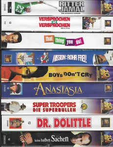 9 x CBS / FOX Video  Verleihkassetten im Großcover  VHS  Kassetten  Sammlung - Bild 1 von 1