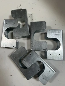 Simpson Strong-Tie 6-Pack SS1.5 Galvanized Steel 16 ga. Stud Shoe 6 Hx1.56 W in. - Picture 1 of 12