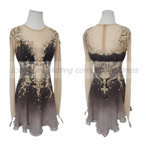 manufacturer store girls ice figure skating dress hand made - Picture 1 of 7