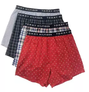 TOMMY HILFIGER UOMO X4 - 223 CONVOGLIO XLARGE - CONFEZIONE DA 4 BIANCHERIA INTIMA BOXER IN TESSUTO - Foto 1 di 1