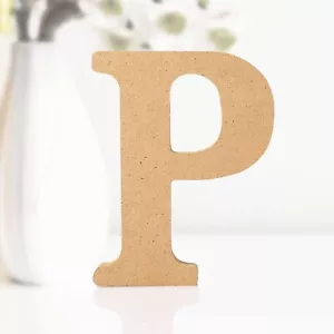 6 Inch Designable Wood Letters Unfinished Wood Letters for Wall Decor Decorat... - Picture 1 of 6