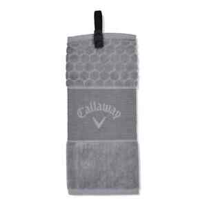 NEW Callaway 2023 Tri Fold Towel - Silver - Drummond Golf