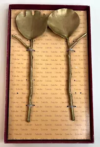 Juego de servir uvas de mar arte de mesa Michael Michaud, bronce envejecido brutalista, nuevo de stock - Imagen 1 de 7
