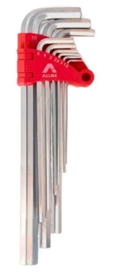 Allen key set Extra long allen key set 9 piece hex metric 1.5 - 10 - Image 1 of 4