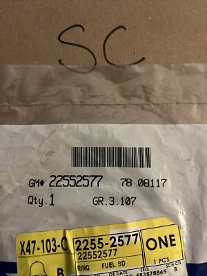 Anillo retenedor transmisor de combustible GM OEM NOS 22552577 1997-2000 Pontiac Grand Prix Foto 1 de 2