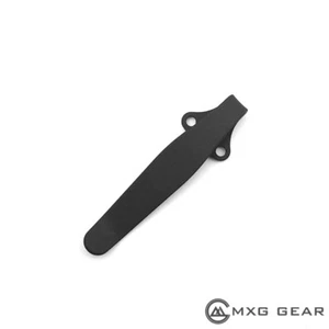 (schwarz) Titan tiefer Trageclip für Spyderco Native 5 FRN leichtes Messer - Bild 1 von 4