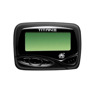 Titan III 4 Line Pager Alphanumeric Display Built In Alarm Clock Antique Vintage - Zdjęcie 1 z 12