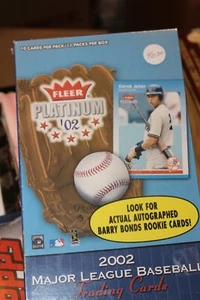 Carte da baseball Fleer Platinum 2002 confezione da 11 scatola sigillata - Foto 1 di 1