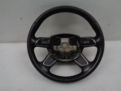 2013-2016 奥迪 A4 Quattro 方向盘 4 辐条黑色原始设备制造商 AK250567 — 第 1/4 张图片