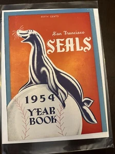 1954 San Francisco Seals Baseball Yearbook PCL - Picture 1 of 8