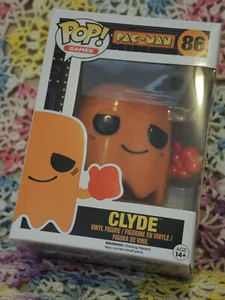 Pac-Man Clyde Ghost Funko Pop! Vaulted Vinyl Figure #86 - NEW! - Picture 1 of 4