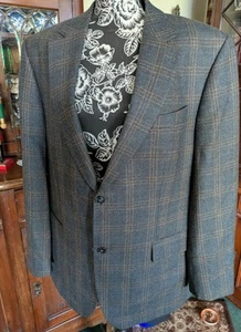 Herren Jackett Blazer WESTBURY by C&A GR. 28 Reine Schurwolle Sakko Grau kariert - Bild 1 von 7