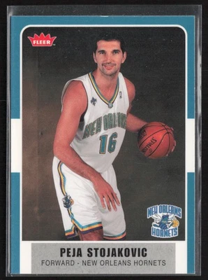 2007-08 Fleer #138 Peja Stojakovic Glossy New Orleans Hornets - Image 1 of 2