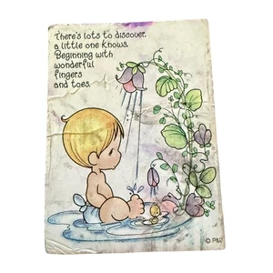 Precious Moments Es gibt viel zu entdecken Vintage Moosgummistempel - Bild 1 von 3