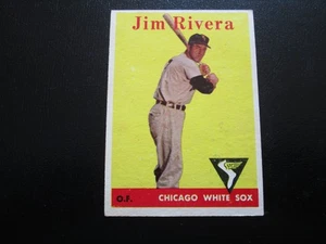 Tarjeta de béisbol Jim Rivera 1958 Topps # 11 Ex+ - Imagen 1 de 2