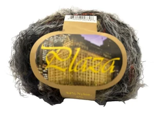 Euro Yarns Plaza - #8 Copper Gold Black Eyelash Fur Yarn Skein Novelty Soft NEW - Picture 1 of 4