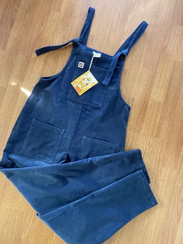 Nuevo con etiquetas Mameluco Lucy & Yak Original Pana Para Mujer 6 Verde azulado Aqua Foto 1 de 4