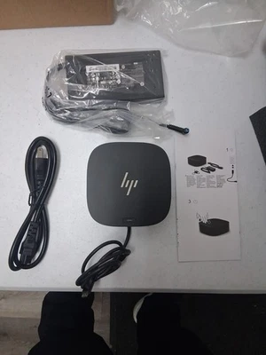 Estación de Acoplamiento Base Universal HP USB-C Essential G5 Negra con Cable Foto 1 de 4
