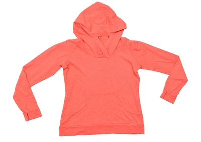 Pullover Columbia Sportswear para mujer coral naranja con capucha manga larga talla M Foto 1 de 4